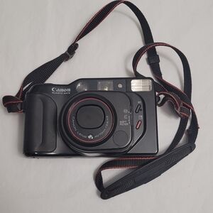Vintage Canon Sure Shot Tele QD 35mm Film Camera Autoboy Tele Tested!